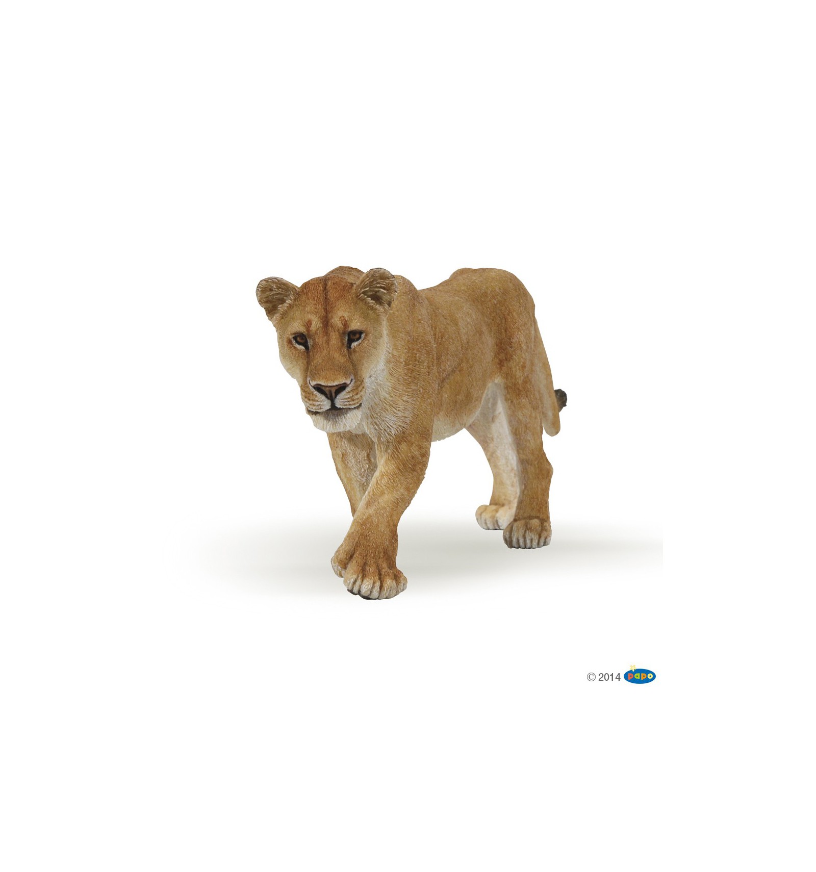 Lionne chassant - La Vie Sauvage par Papo - Figurine Plastique 50251