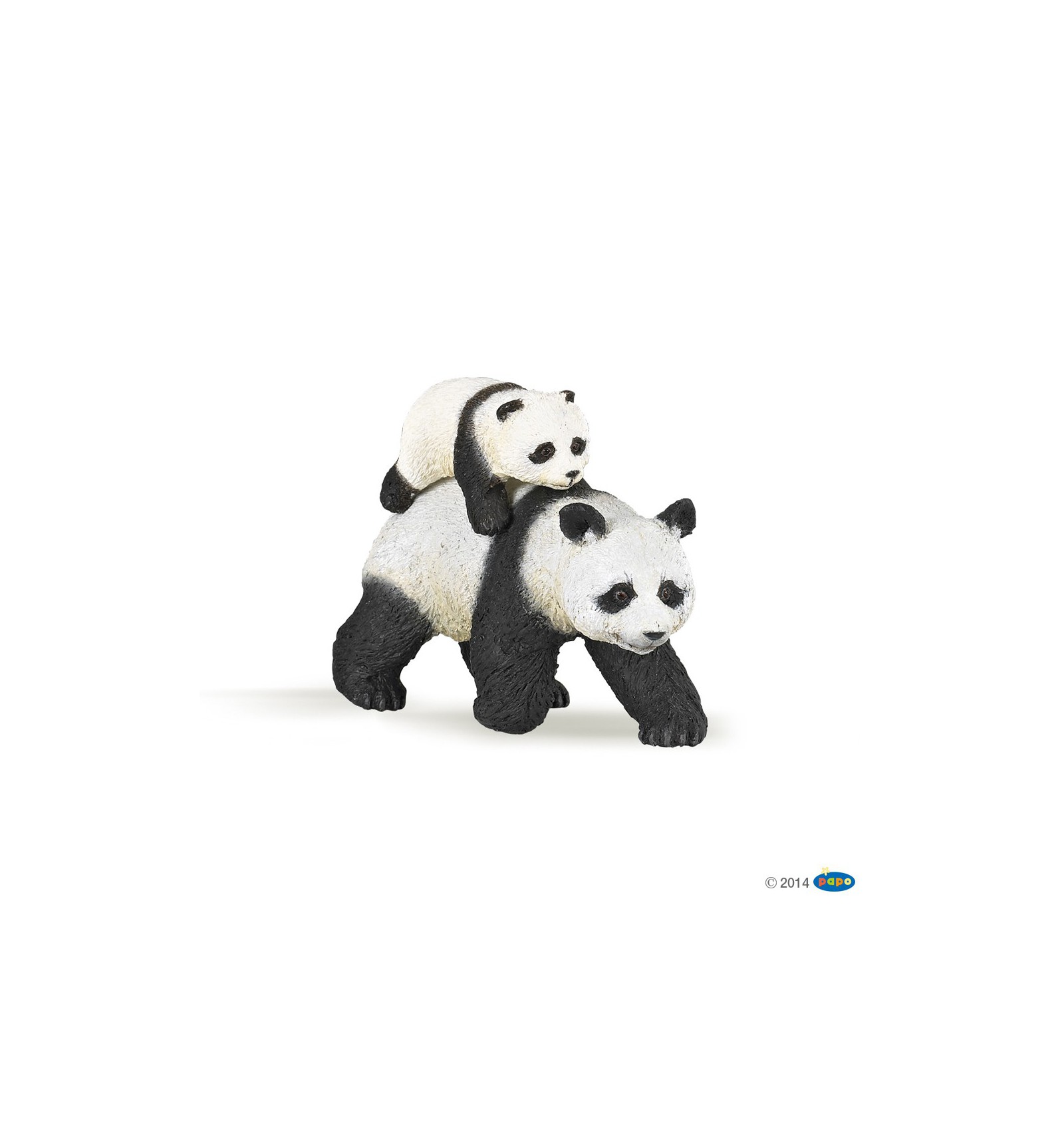 Panda And Baby Panda Papo