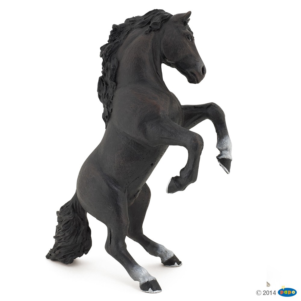 Figurine Cheval Cabre Noir